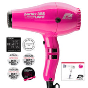 pink hair dryer with diffuser