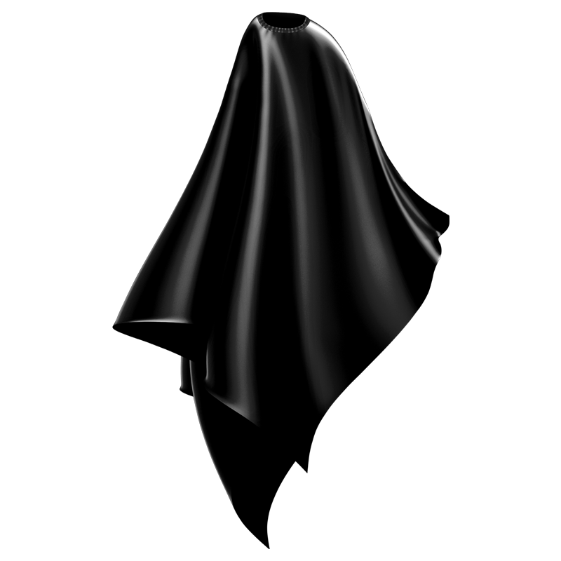 cheap black cutting cape