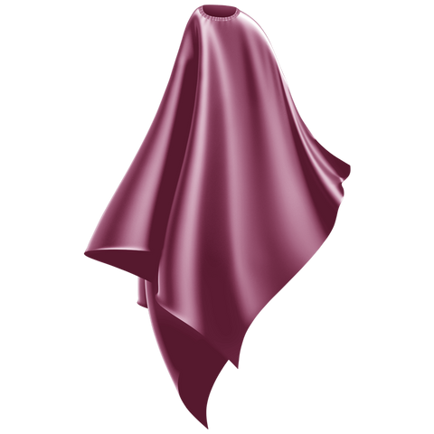 dusty pink cutting cape