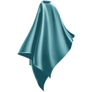 aqua  blue adult cutting cape 