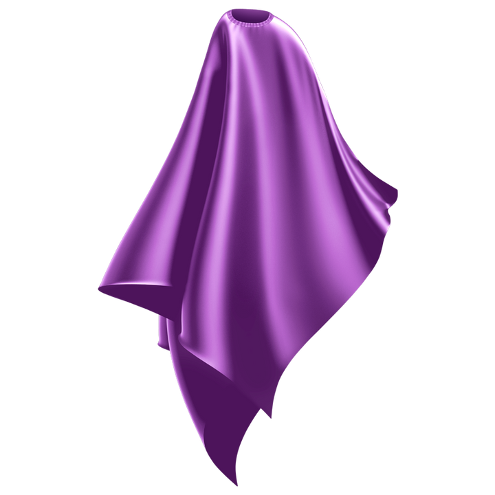 purple adult water resistant cutting cape
