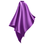 purple adult water resistant cutting cape