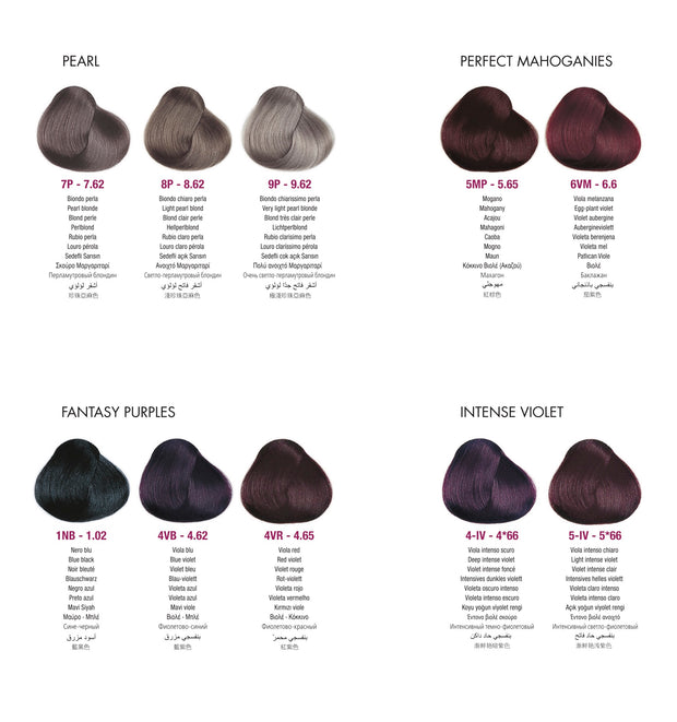 Framesi Framcolor 2001 Color Chart