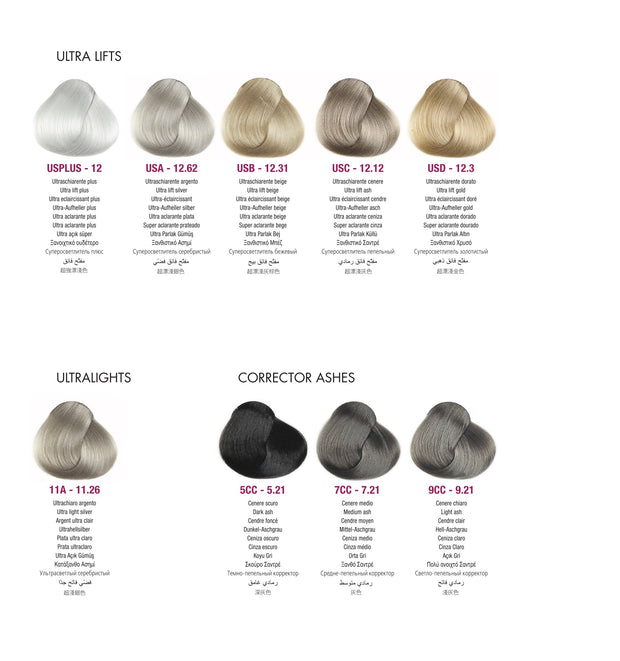 Framesi Framcolor 2001 Color Chart