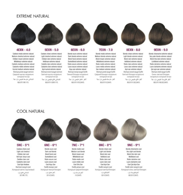 Framesi Framcolor 2001 Color Chart