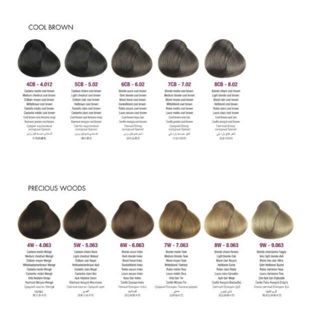 Framesi Framcolor 2001 Color Chart