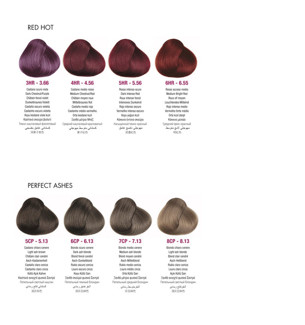 Framesi Framcolor 2001 Color Chart