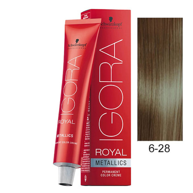 igora 6.28 metallic dark blonde ash red