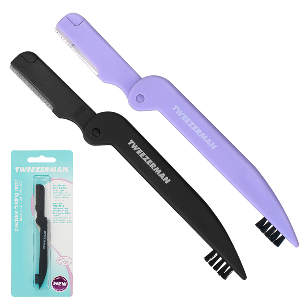 Tweezerman Razor Tweezerman Precision Folding Razor – Instant Hair & Beauty Supplies ...