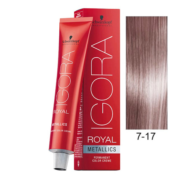 igora 7.17 metallic med blonde cendre copper