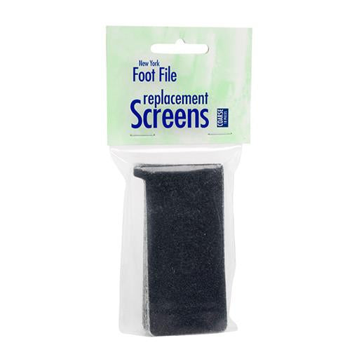 New York Foot File Replacement Screens Coarse 20pk