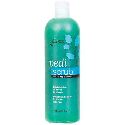 gena pedi scrub deep exfoliating gel with sea kelp and aloe vera
