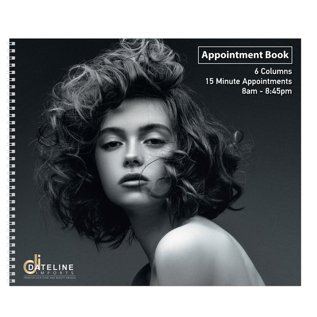 large appointment book for hair salon
