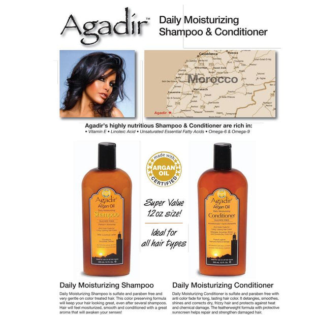 Agadir Argan Oil Daily Moisturizing Shampoo 366ml