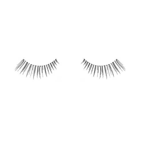 Ardell 116 black strip lash fibers are thicker and longer towards the outer corners and feature subtle varying lengths