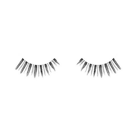 Demi Pixies 6 pack strip lash. The hair fibers are clustered for a soft doe-eyed effect, and the light volume and short length keep them delicate and perfect for everyday wear.