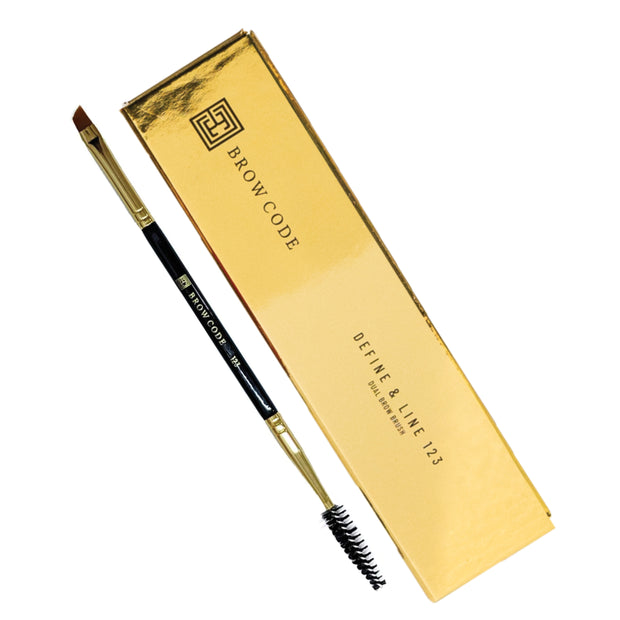 micro brow stroke brush