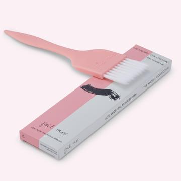 soft end tint brush for balayage