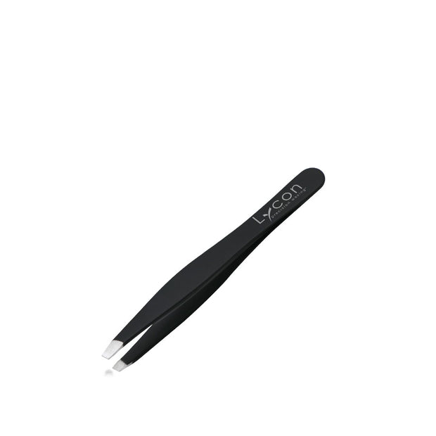Lycon Precision Tweezers Black 3mm Slanted Tip