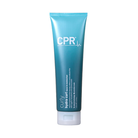 Hydra Curl Leave-in Moisturiser Intense moisture, softness & shine for wavy, curly & coily hair, 150mL two toned blue tube.