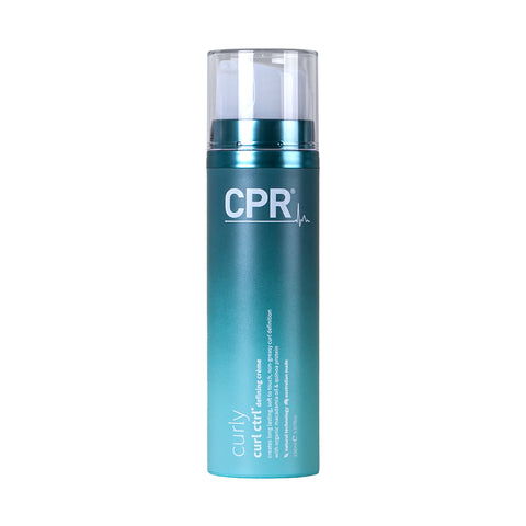 CPR Curl Control Defining Crème Long-lasting definition and separation for beautiful frizz-free curls and waves. 150mL two toned pump bottle