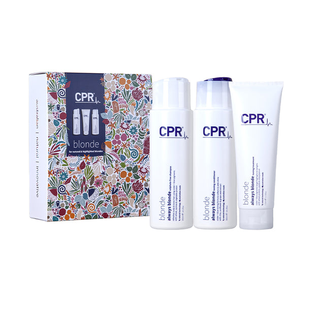 cheap purple toning pack with shampoo, conditioner and hair mask