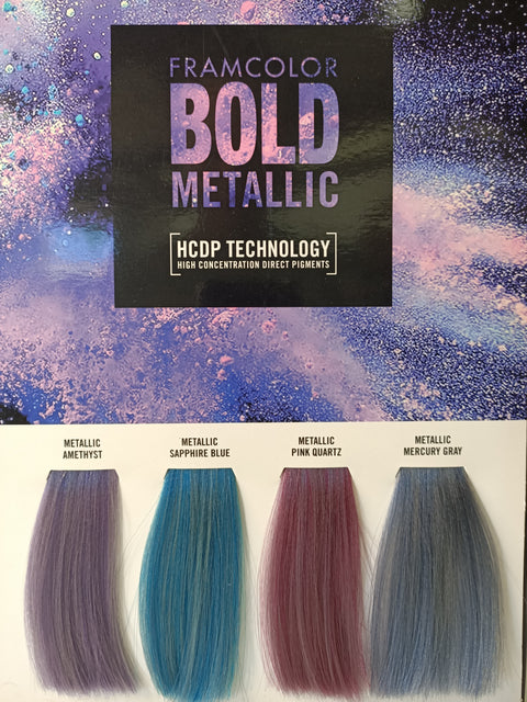 metallic hair color
