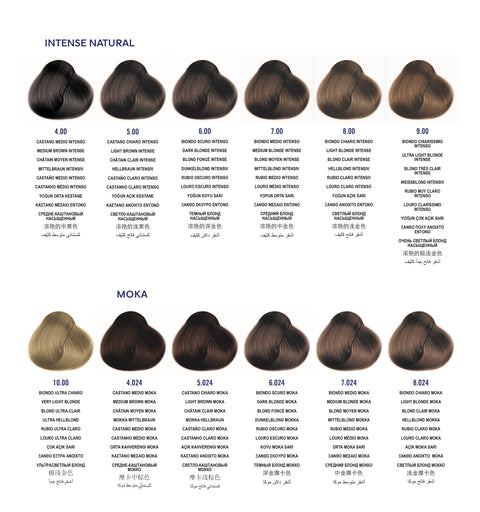 Framesi Framcolor 2001 Intense Color Chart