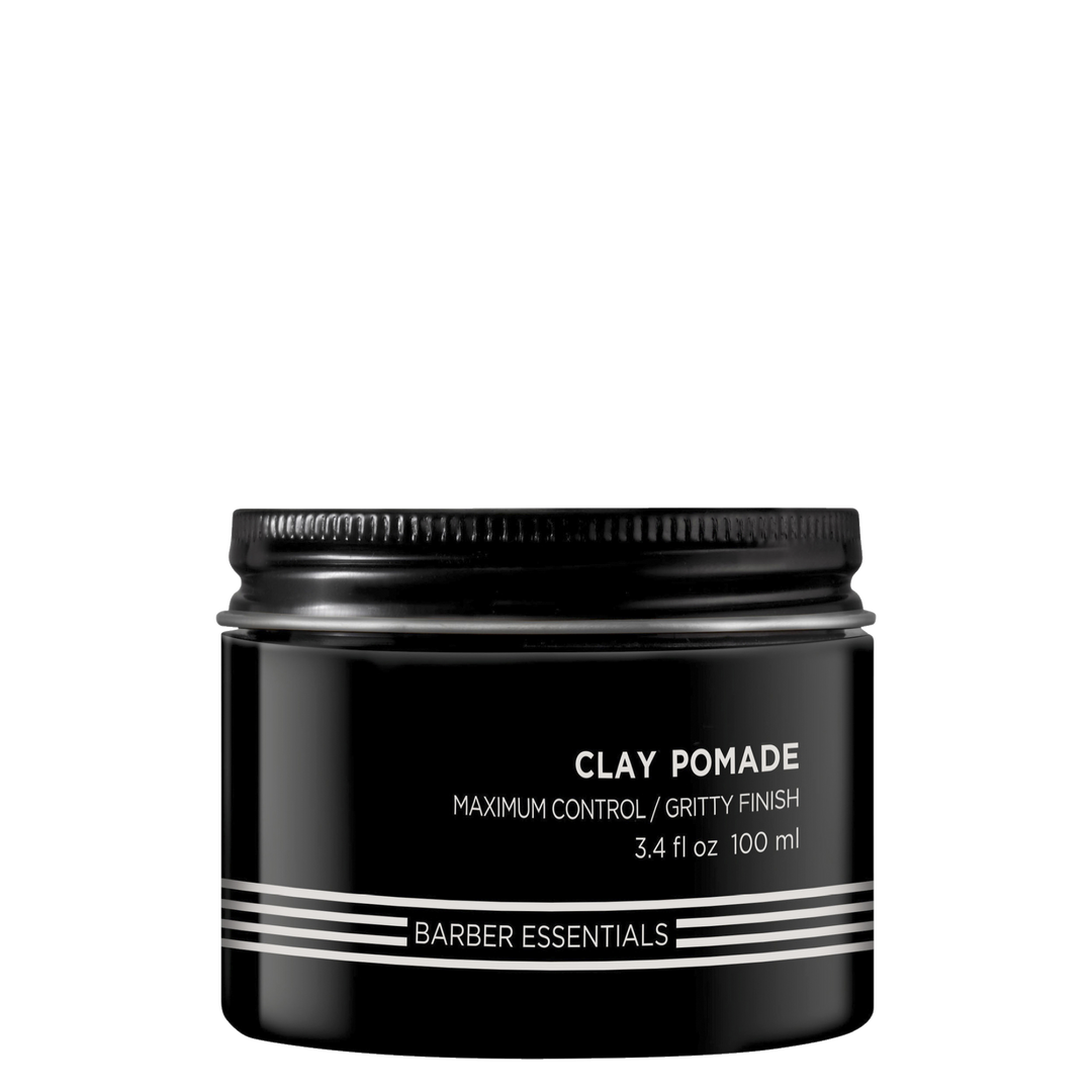 Redken brews for maximum hold, gritty finish clay pomade.