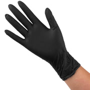 nitrile black glove for hairdressers