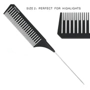 VELLEN HAIR - PREMIUM TAIL COMB - BLACK
