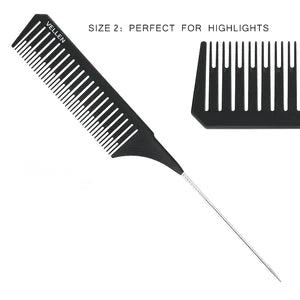 VELLEN HAIR - PREMIUM TAIL COMB - BLACK