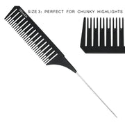 VELLEN HAIR - PREMIUM TAIL COMB - BLACK