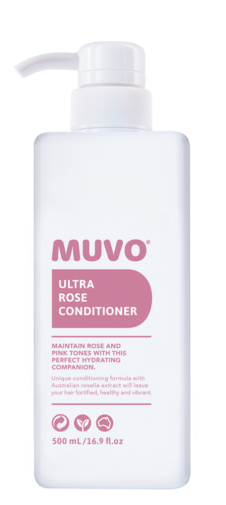 rose gold conditioner to maintain pink tones on blonde, bleached or highlighted hair