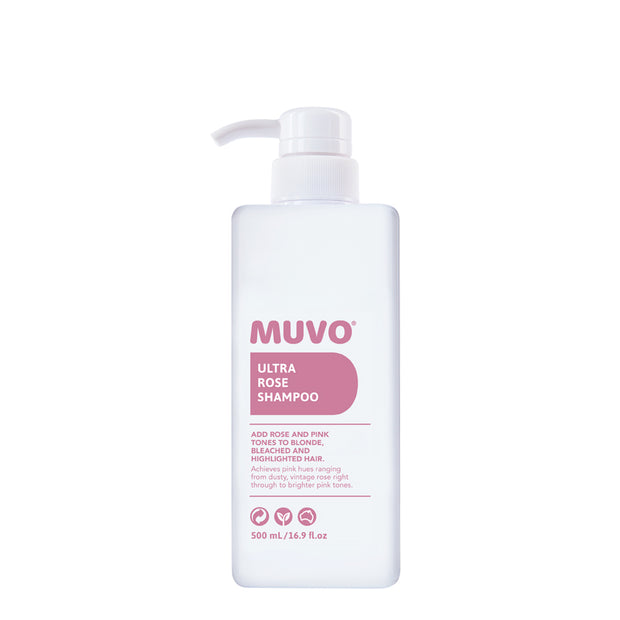 Rose gold and pink shampoo for blonde, bleached or highlighted hair