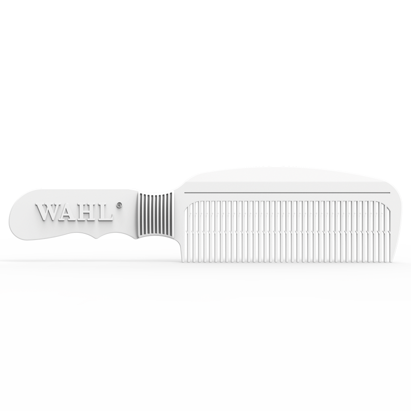 white guided cutting comb
