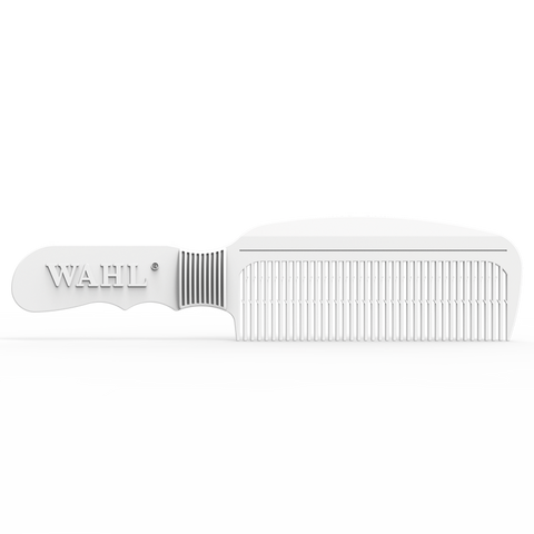 white guided cutting comb