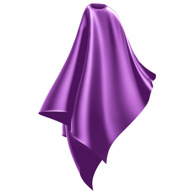 purple adult size waterproof cape