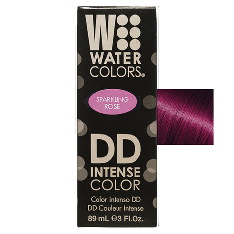 pink coloured hair