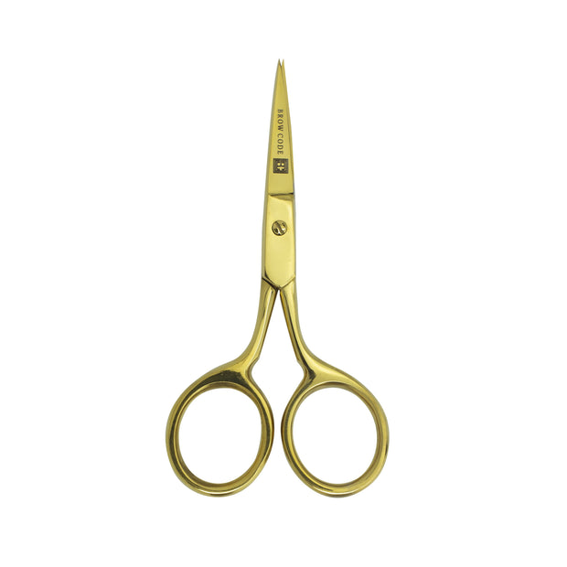 Brow Code Trimming Scissors Straight Japanese Stainless Steel