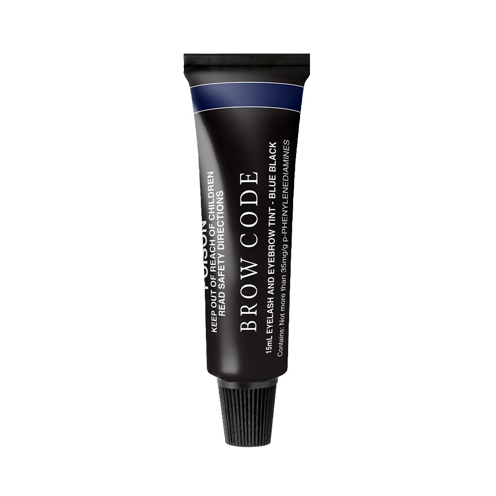 blue black eyelash tint