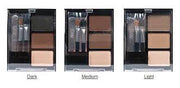 brow defining palette available in three different shades 