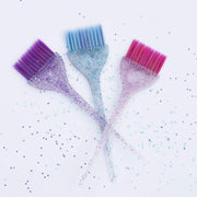 Colortrak - Coloured Glitter Feather Brushes 3pk