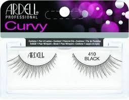 Curvy 410 black strip lash natural volume with extreme winged styled lash