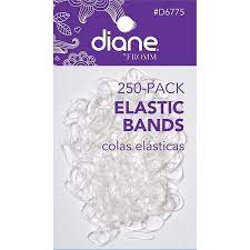 Diane by Fromm Elastic Bands 250pc Clear