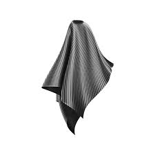 grey stripes kids cape