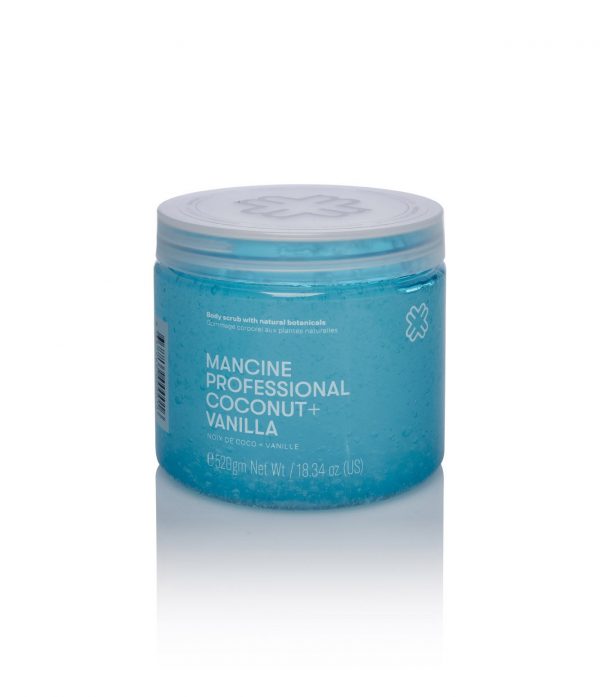 Mancine Hot Salt Scrubs Coconut & Vanilla 520g