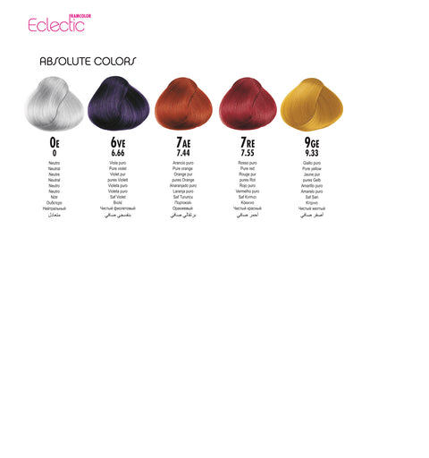 Eclectic Care + Eclectic Color Chart (View)
