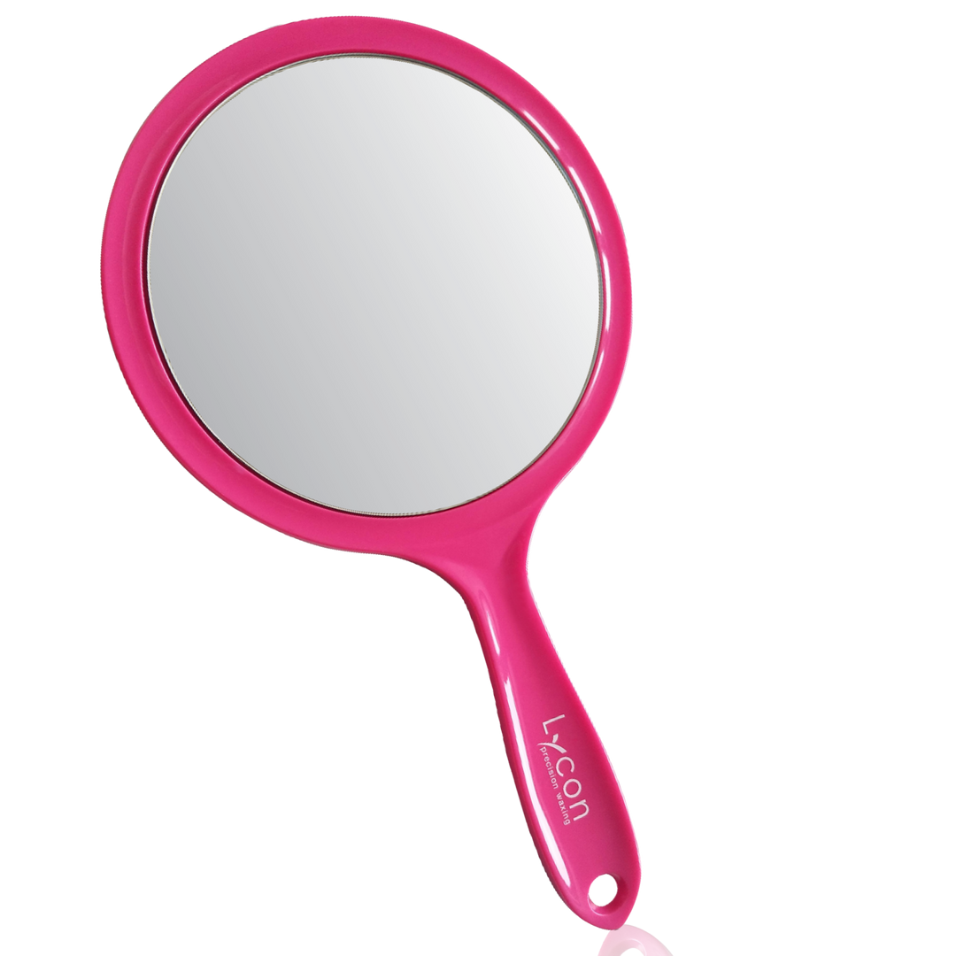 pink make up mirror