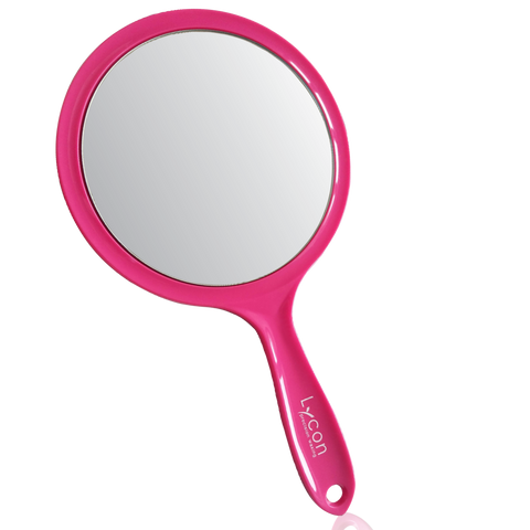 pink make up mirror